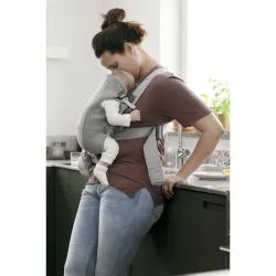 Porte bébé Mini 3D Jersey Gris clair