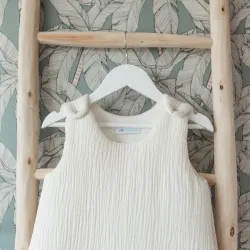 Gigoteuse en gaze de coton ECRU