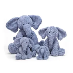 Fuddlewuddle Eléphant Bleu Medium