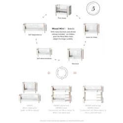 Lit Wood Mini + Blanc AVEC Kit Junior