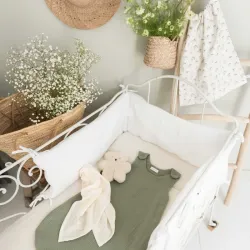 Gigoteuse ETE en gaze de coton VERT SAUGE