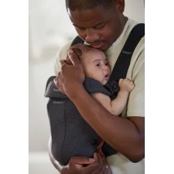 Porte bébé Mini 3D Jersey Gris Charbon