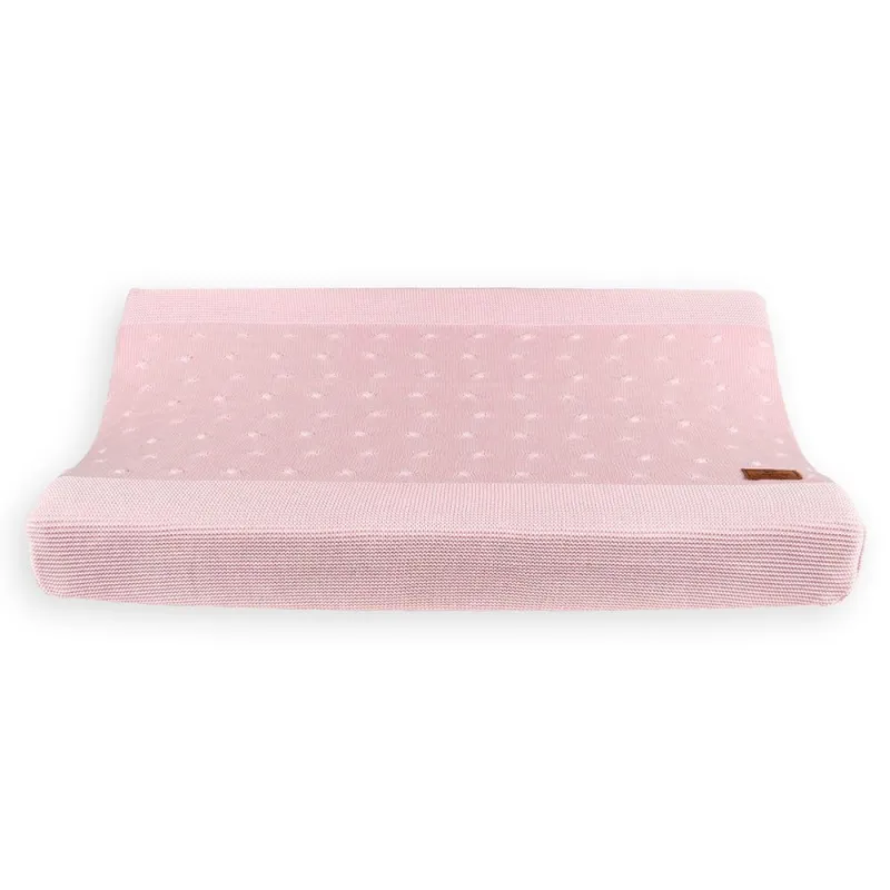 Housse de matelas à langer Câble Rose 45 x 70 cm