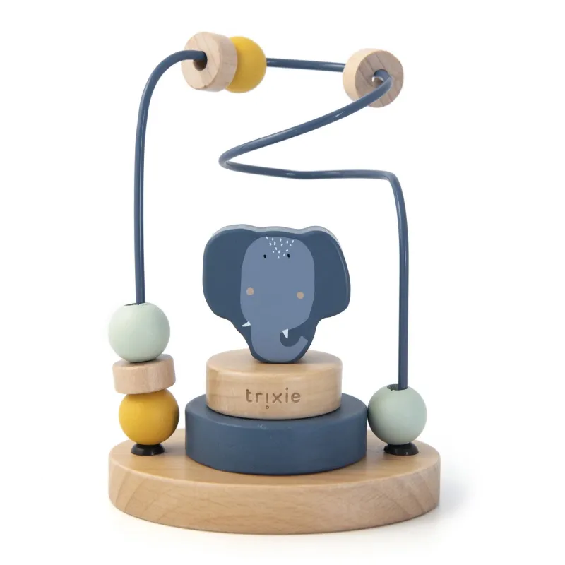 Jeu de perles en bois Mr Eléphant