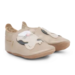 Chaussons souples Léopard Doré