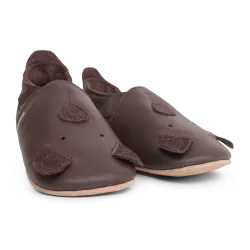 Chaussons souples Ours Cub Chocolat