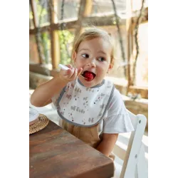 Lot de 5 Bavoirs Tiny Farmer Mouton bleu