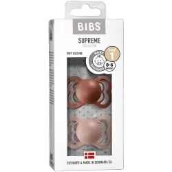 Pack de 2 Bibs SUPREME Taille 2 (6 - 18 mois) Terracotta et Blush