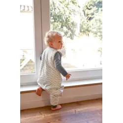 Surpyjama Hiver - Rayé gris anthracite