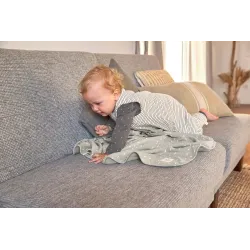 Surpyjama Hiver - Rayé gris anthracite