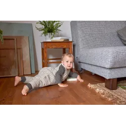 Surpyjama Hiver - Rayé gris anthracite