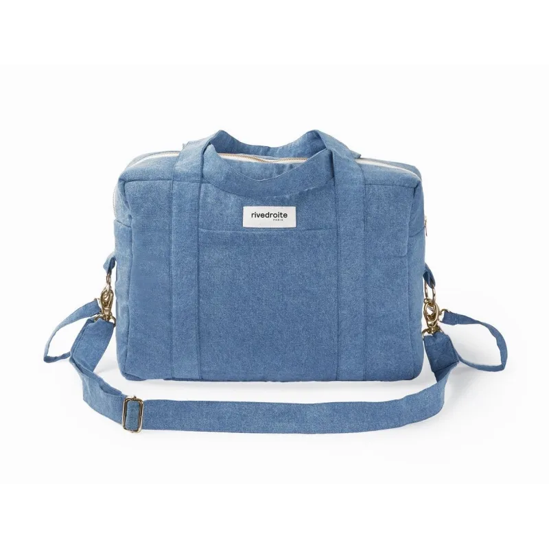 Darcy L'anti Sac à langer Denim Clair upcyclé
