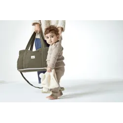 Sac à langer transformable 24 / 48 h - Vert kaki