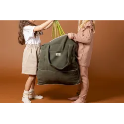 Sac à langer transformable 24 / 48 h - Vert kaki