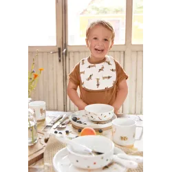 Lot de 5 Bavoirs Little Mateys Chien Royal Bleu