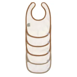 Lot de 5 Bavoirs Little Mateys Chien Royal Bleu