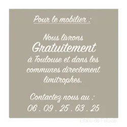 Commode 3 tiroirs FLOW Argile