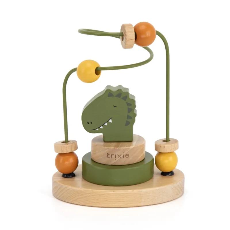 Jeu de perles en bois Mr Dino