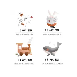 Affiche Mes Premières Fois - Atelier Oranger