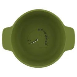 Set 1er repas en silicone - Dino Vert