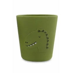 Set 1er repas en silicone - Dino Vert