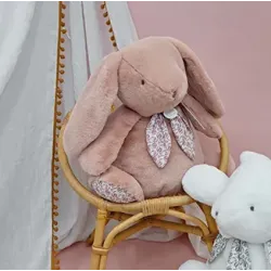 Doudou Lapin Géant 42 cm Rose