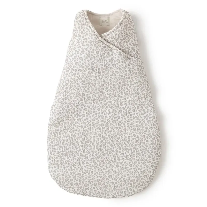Gigoteuse en gaze de coton Soft Léopard