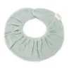 Bavoir Naissance Rond Gaze de coton Mint Breeze