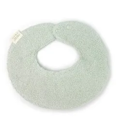 Bavoir Naissance Rond Gaze de coton Mint Breeze