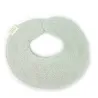 Bavoir Naissance Rond Gaze de coton Mint Breeze
