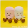 Amuseable Marshmallows rose et blanc