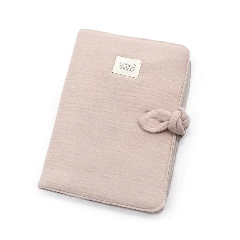 Protège carnet de santé Knot Nude Powder
