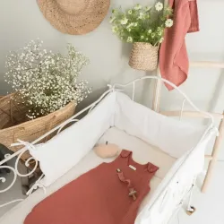 Gigoteuse ETE en gaze de coton Marsala