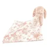 Doudou Augustin Le Lapin Toile de Jouy Rose