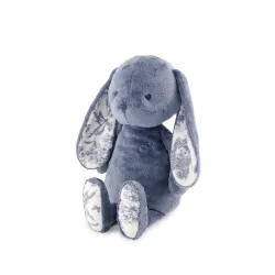 Augustin Le Lapin 25 cm Toile de Jouy Bleu