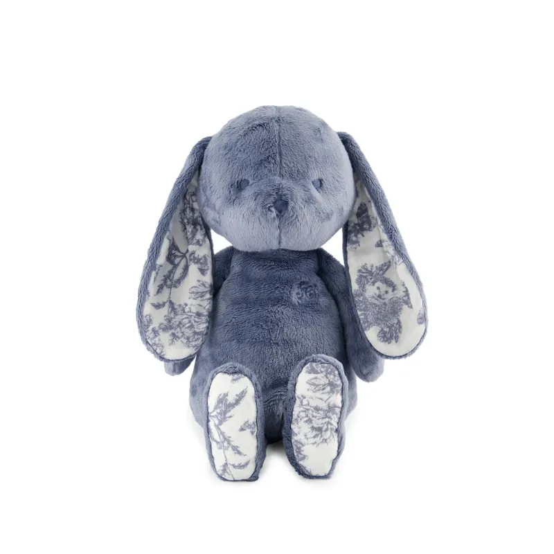 Augustin Le Lapin 25 cm Toile de Jouy Bleu