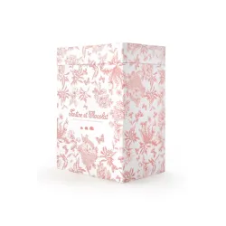 Augustin Le Lapin 25 cm Toile de Jouy Rose