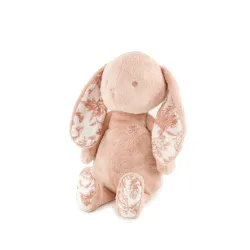 Augustin Le Lapin 25 cm Toile de Jouy Rose