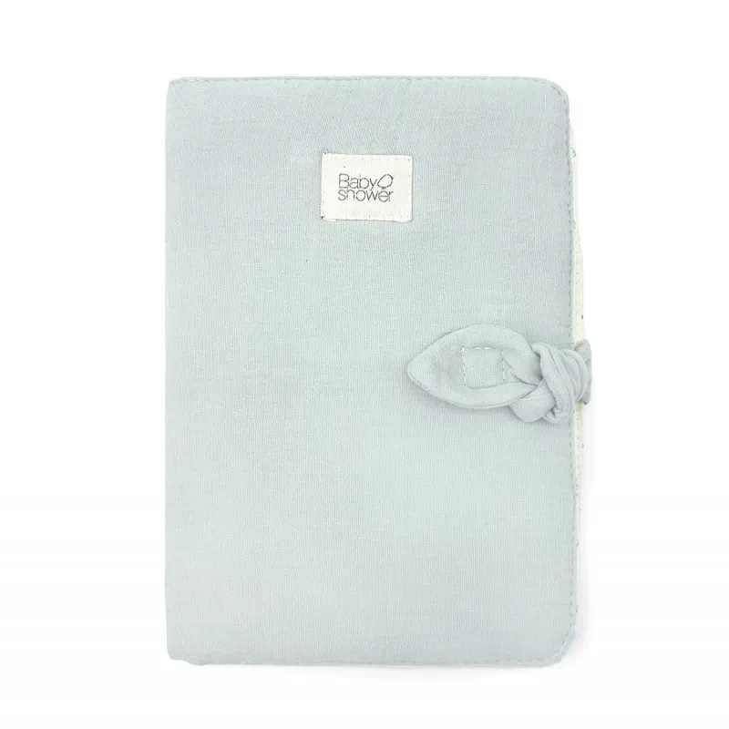 Protège carnet de santé Knot Mint Breeze