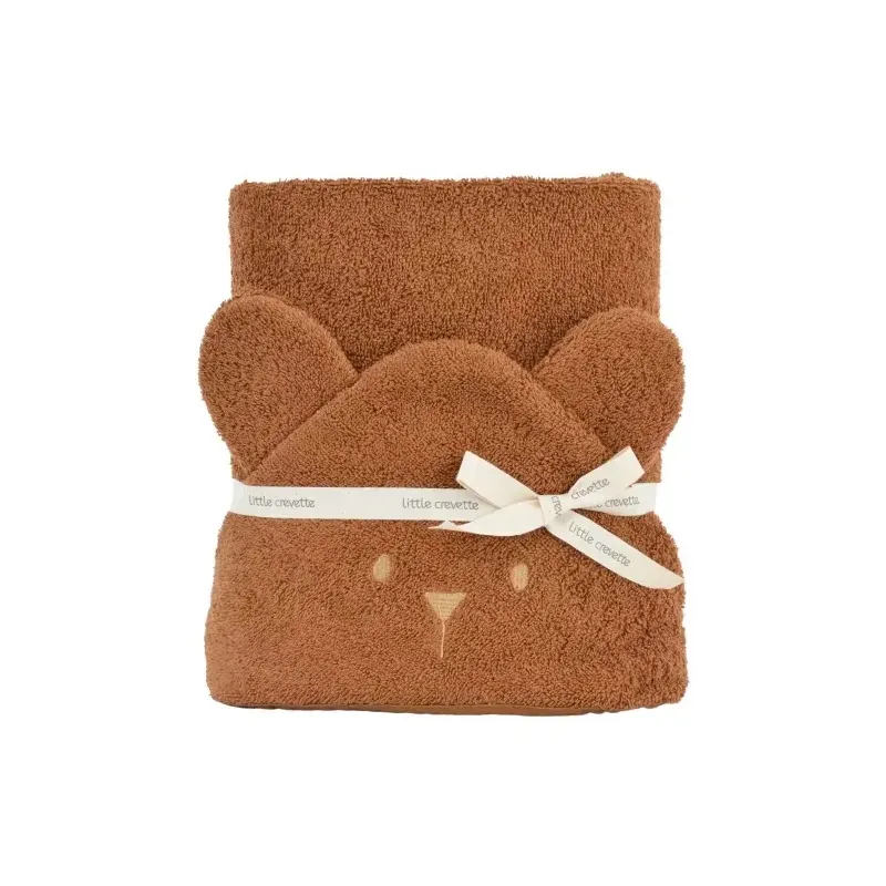 Cape de bain Ourson Caramel