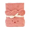 Cape de bain Ourson Bois de Rose