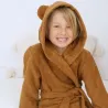 Peignoir enfant à capuche Ourson Caramel