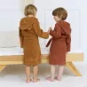 Peignoir enfant à capuche Ourson Caramel