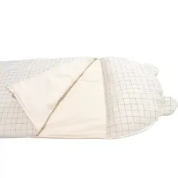 Sac de couchage pour maternelle avec oreiller intégré Carreaux Colin