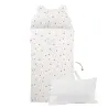 Sac de couchage pour maternelle avec oreiller intégré Noisettes