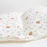 Sac de couchage pour maternelle avec oreiller intégré Noisettes