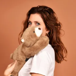 Peluche lestée Podcoll Ours - 40 cm