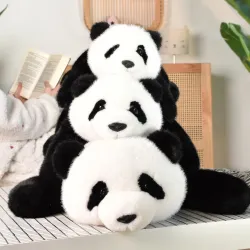 Peluche Lestée Bao le Panda - 42 cm