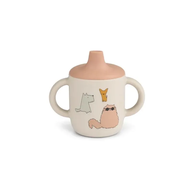 Tasse d'apprentissage Neil Cats and Dogs Sandy