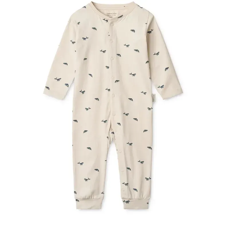 Pyjama en coton Birk Mini Whale